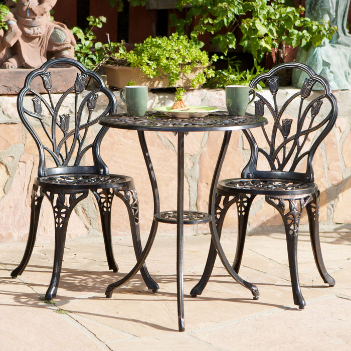 NASSAU CAST 3PC BISTRO SET - DTYStore