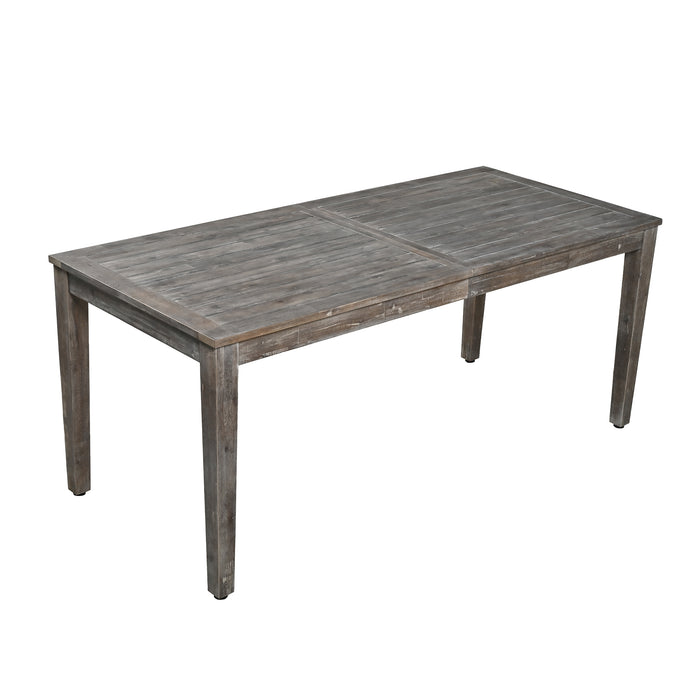 U_Style Acacia Wood Outdoor Dining Table And Chairs Suitable For Patio, Balcony Or Backyard - DTYStore