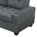 Orisfur. Sectional Sofa with Reversible Chaise Lounge, L-Shaped Couch with Storage Ottoman and Cup Holders