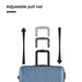 3 Piece Luggage Sets ABS Lightweight Suitcase with Two Hooks, Spinner Wheels, TSA Lock