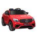 12V Toddler Ride On Car with Remote Control, Mercedes Benz AMG GLC63S Coupe, Electric Car with 2 Speed, MP3 Player, Light, Horn, Songs, Suspension, Red