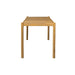 Acacia Wood Outdoor Dining Set of 5, Dining Furniture Set with 1 Table 4 Chairs, Teak and Beige - DTYStore