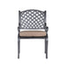 Sparta Modern Dining Arm Chair, Dupione Brown - DTYStore
