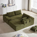 Modern Chenille Upholstered Sectional Sofa Couch Set,Modular 108" L Shaped Sectional Living Room Sofa Set With 6 Pillows,Free Combination Sofa Couch for Living Room,Bedroom(Right Chaise) - DTYStore
