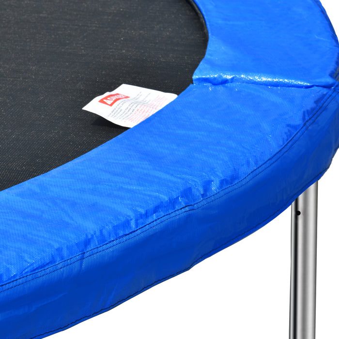 14FT Trampoline for Adults & Kids with Basketball Hoop, Outdoor Trampolines w/Ladder and Safety Enclosure Net for Kids and Adults,Double-side Color cover - DTYStore