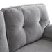 83" Modern Sectional Sofas Couches Velvet L Shaped Couches for Living Room, Bedroom, Light Grey