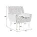 Modern Soft Linen Material Ergonomics Accent Chair Living Room Chair Bedroom Chair Home Chair With Black Legs For Indoor Home - DTYStore