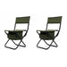 Set of 3, Folding Outdoor Table and Chairs Set for Indoor, Outdoor Camping, Picnics, Beach,Backyard, BBQ, Party, Patio, Black/Gray - DTYStore