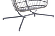 2 Person Outdoor Rattan Hanging Chair Patio Wicker Egg Chair - DTYStore