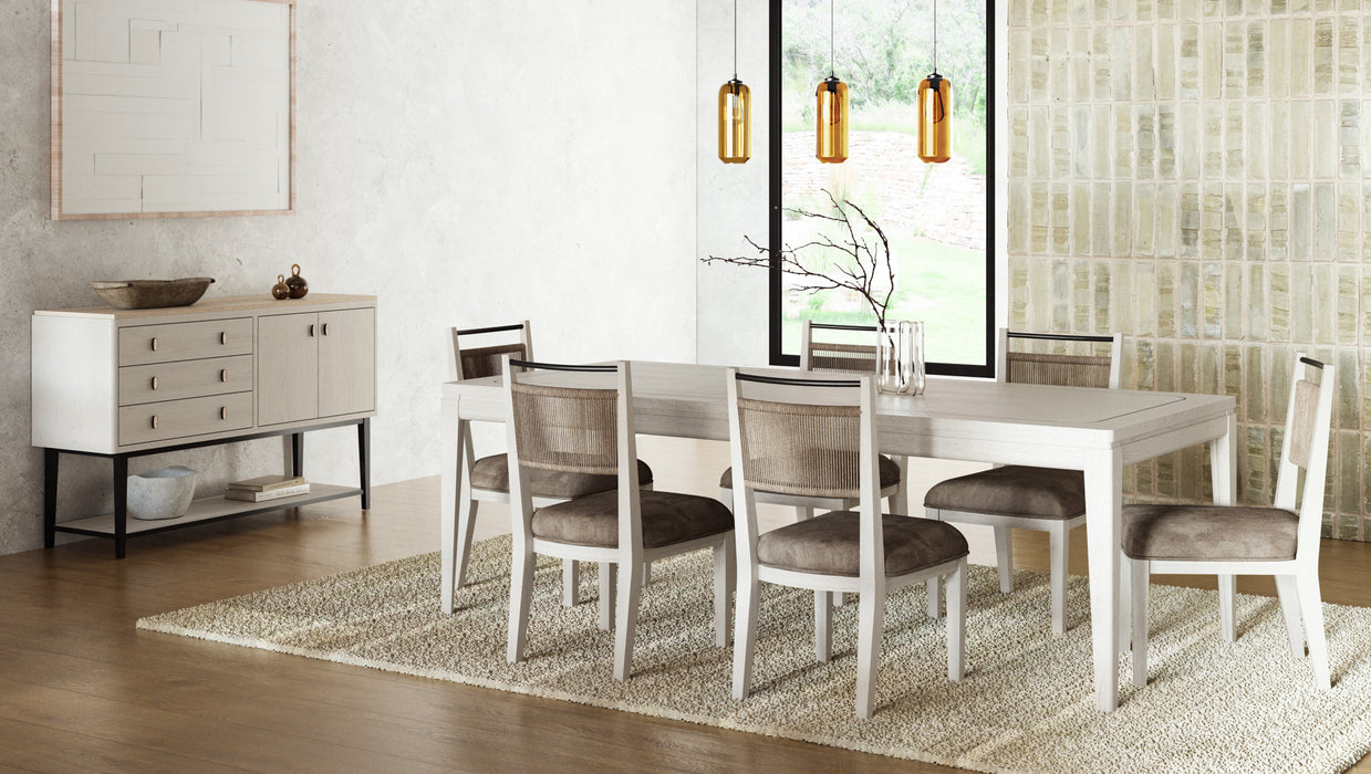 Rope Back Chair - Vanilla / Carmel - DTYStore