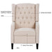 Manual Wing Chair Recliner - 27.16" Wide Comfort and Style for Your Living Space