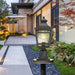 Large Outdoor Post Lights Lamp Post Light Fixture, 18.1inch Waterproof Aluminum Post Lamp with Clear Glass, Fence Post Deck Lighting for Garden, Patio, Pathway (2 pack) - DTYStore