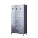 9 Door 72"H Metal Lockers With Lock for Employees,School,Office,Gym,Bedroom,Storage Locker Cabinet,Gray,Assembly Required