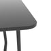 Modern Tempered Glass Tea Table Coffee Table, Table for Living Room,Black