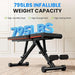 Adjustable Weight Bench 795LB Capacity Foldable Workout Bench Press for Home Gym, Full Body Exercise and Strength Training, Lifting Sit-up Incline Decline Flat Utility Bench - DTYStore