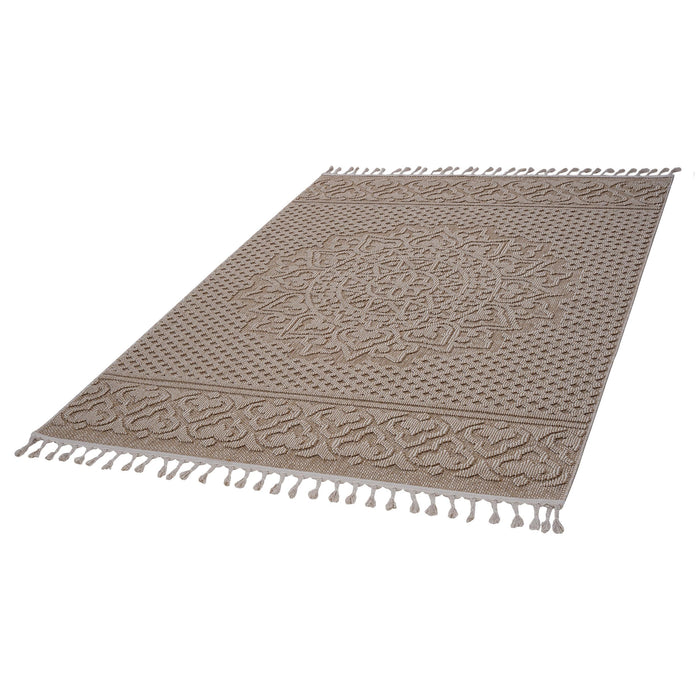 DTY Signature Collection 5X7 Beige /Medallion Indoor/Outdoor Area Rug - DTYStore