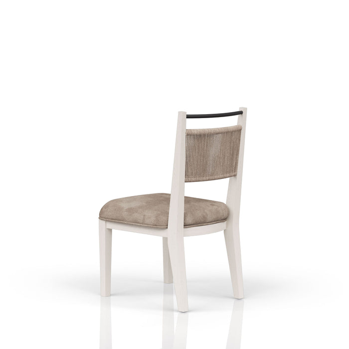 Rope Back Chair - Vanilla / Carmel - DTYStore