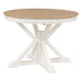 Retro Functional Extendable Dining Table with a 12" Leaf for Dining Room and Living Room