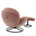 Accent chair TV Chair Living room Chair Pink sofa with Ottoman - DTYStore