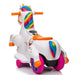 Unicorn Stroller and Electric Toy Bike with Training Wheels for Kids 3-6