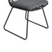 DEJA CHAIR,2PCS with 2 Cushions,Gray - DTYStore