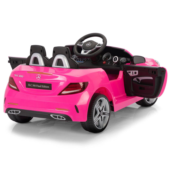 12V Kids SLC300 Ride On Toy Car, Electric Battery Powered Vehicles with LED Lights, Horn, for Children 3-6