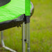 15FT Trampoline with Basketball Hoop Inflator and Ladder(Inner Safety Enclosure) Green - DTYStore