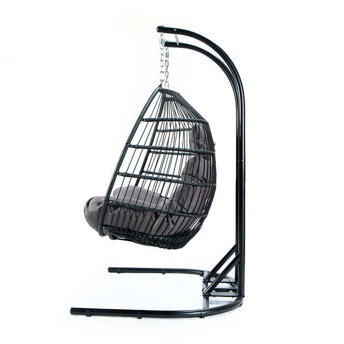 FOLDING DOUBLE SWING CHAIR w/CUSHION - DTYStore