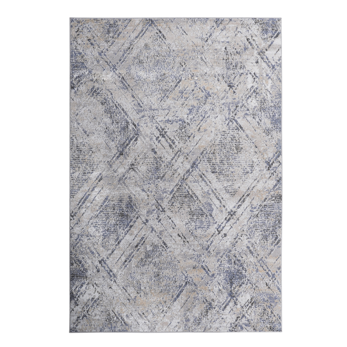 DTY Signature Collection 2X3 Blue/Grey /Geometric Non-Shedding Living Room Bedroom Dining Home Office Stylish and Stain Resistant Area Rug - DTYStore
