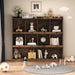 10-Shelf Bookcase for Home or Office Storage and Organization