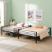 Full Over Full Metal Bunk Bed , No Box Spring Needed, Easy Assemble - DTYStore