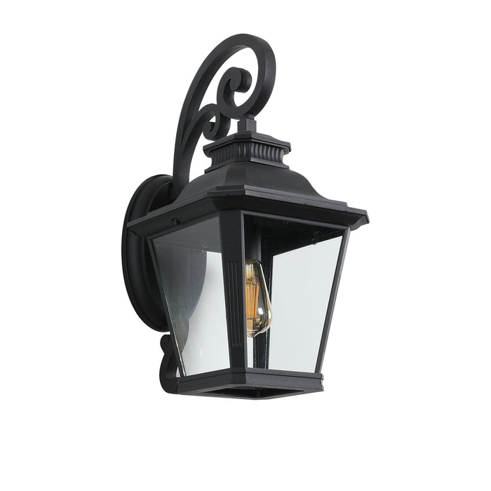 Large Outdoor Wall Sconce Lights with Clear Glass Can support multiple types of light bulbs 1pack - DTYStore
