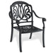 7-Piece All-Weather Cast Aluminum Dining Set, Include 2 Swivel Chairs,4 Dining Chairs and Rectangular Table With Black Frame - DTYStore