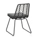 DEJA CHAIR,2PCS with 2 Cushions,Gray - DTYStore