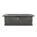 56" Outdoor 50,000 BTU Rectangular MgO Concrete Propane Fire Pit, Grey Wood Pattern (Tank Cover not Included)