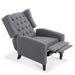 Manual Wing Chair Recliner - 27.16" Wide Comfort and Style for Your Living Space