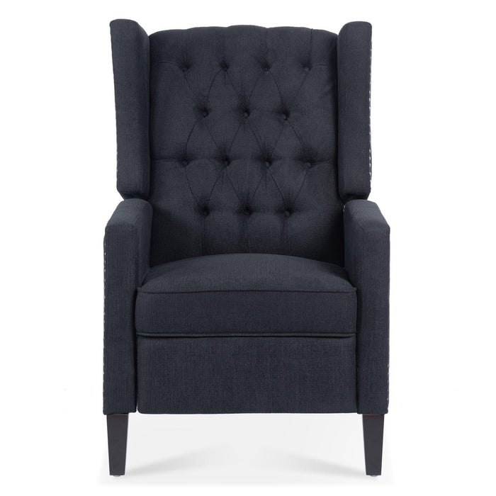 Manual Wing Chair Recliner - 27.16" Wide Comfort and Style for Your Living Space