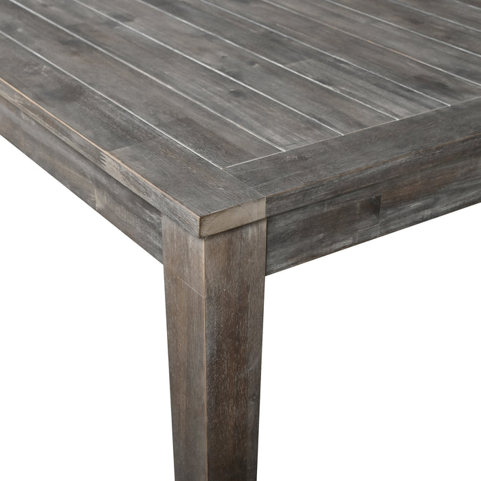 U_Style Acacia Wood Outdoor Dining Table And Chairs Suitable For Patio, Balcony Or Backyard - DTYStore