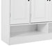 Sleek and Modern Shoe Cabinet with Adjustable Shelves, Minimalist Shoe Storage Organizer with Sturdy Top Surface, Space-saving Design Side Board for Various Sizes of Items, White