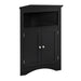 sideboard cabinet,corner cabinet,Bathroom Floor Corner Cabinet with Doors and Shelves, Kitchen, Living Room,Free Standing Storage Cabinet for Bathroom