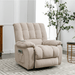 Massage Recliner Chair Electric Power Lift Recliner Chairs with Heat, Vibration, Side Pocket for Living Room Bedroom, Beige