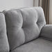 83" Modern Sectional Sofas Couches Velvet L Shaped Couches for Living Room, Bedroom, Light Grey