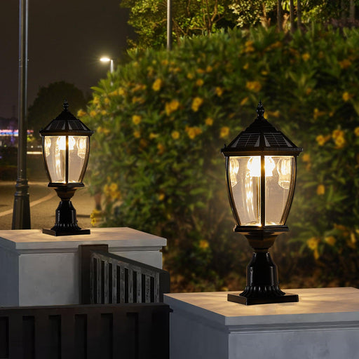 Solar Column Headlights With Dimmable LED(2 pack) - DTYStore