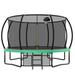 14FT Trampoline with Enclosure - Recreational Trampolines with Ladder and AntiRust Coating, ASTM Approval Outdoor Trampoline for Kids - DTYStore