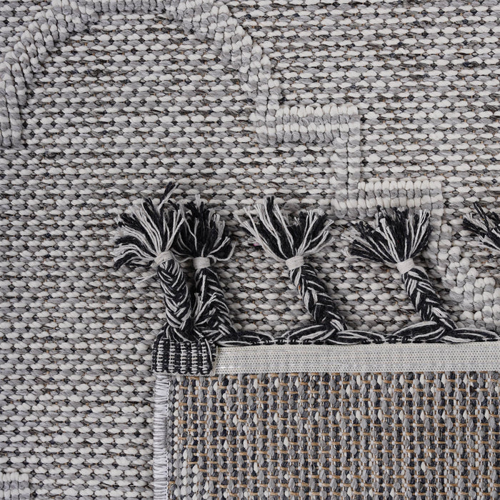 DTY Signature Collection 5X7 White/Grey /Trellis Indoor/Outdoor Area Rug - DTYStore