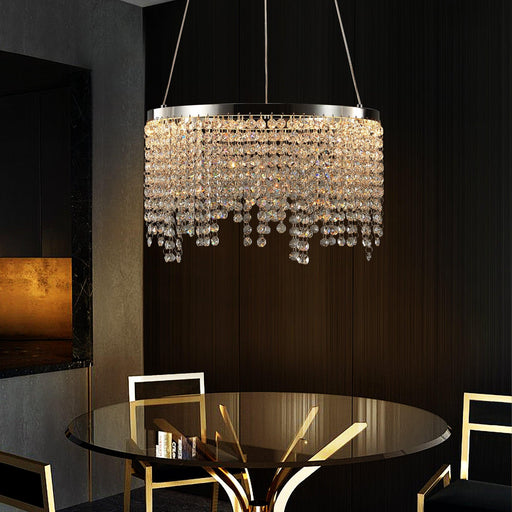15.7-inch Fancy hanging ceiling lamps luxury modern pendant light crystal chandelier - DTYStore