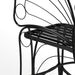 Butterfly Cast Metal Garden Bench, Outdoor Bench Patio Seat, Park Bench Outdoor Seating for Garden, Yard, Park, Entryway - DTYStore