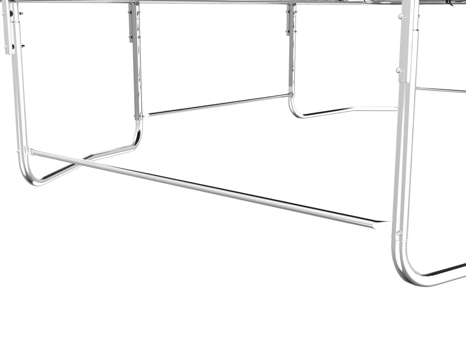 8X14FT Outdoor Square Trampolines for Kids Adults Long Rectangular Tumbling Trampoline - DTYStore