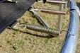 10 FT TRAMPOLINE OUTSIDE SAFETY NET WITH BASKETBALL HOOP - DTYStore