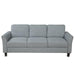 Living Room Furniture Loveseat Sofa and 3-seat sofa (Gray)